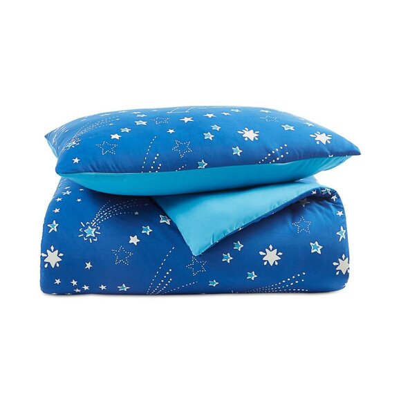 NWT Charter Club Boys Starry Sky 2-Piece Comforter Set Blue Multi Twin / Twin XL - Picture 4 of 10